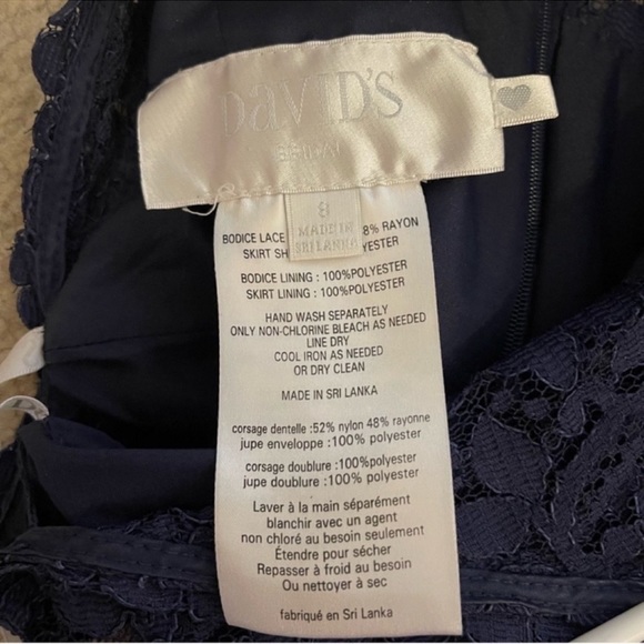 David’s Bridal Bridesmaids Dress - Picture 4 of 4